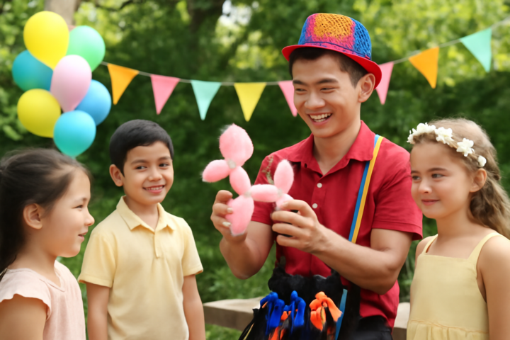 Balloon Sculpting & Caricature Artists for Singapore Events