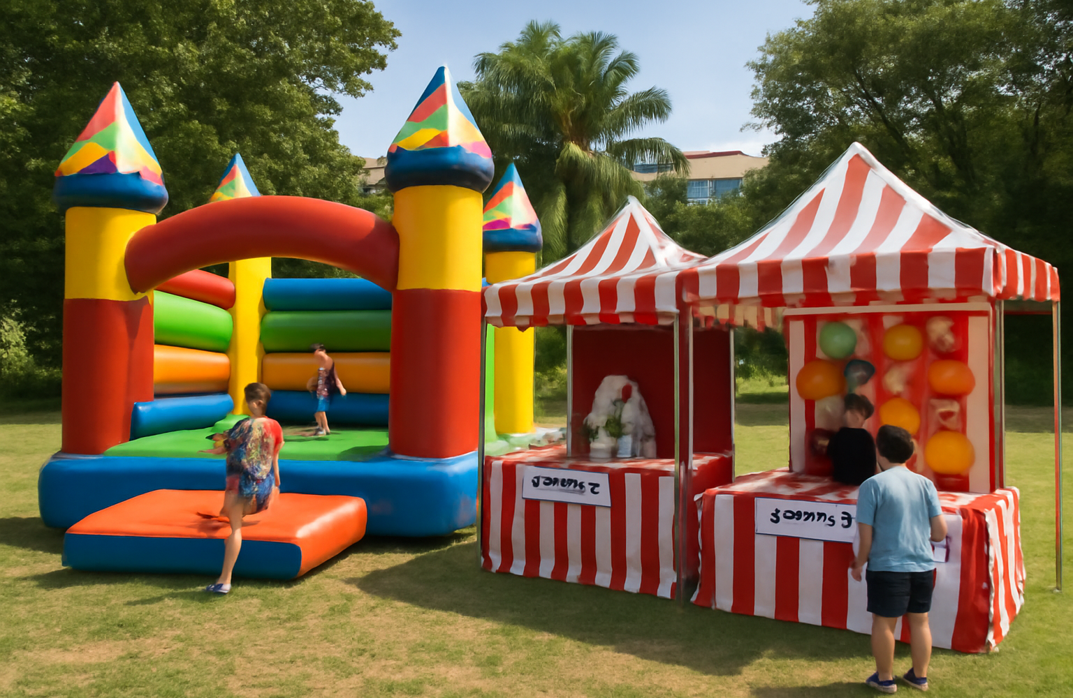 Fun Event Add-Ons: Bouncy Castles, Carnival Games & More