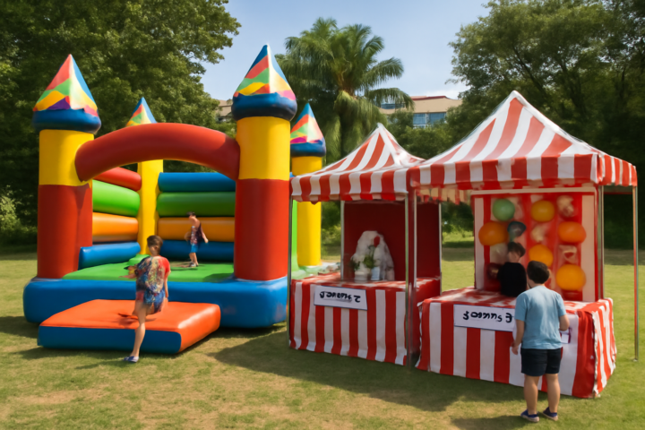 Fun Event Add-Ons: Bouncy Castles, Carnival Games & More