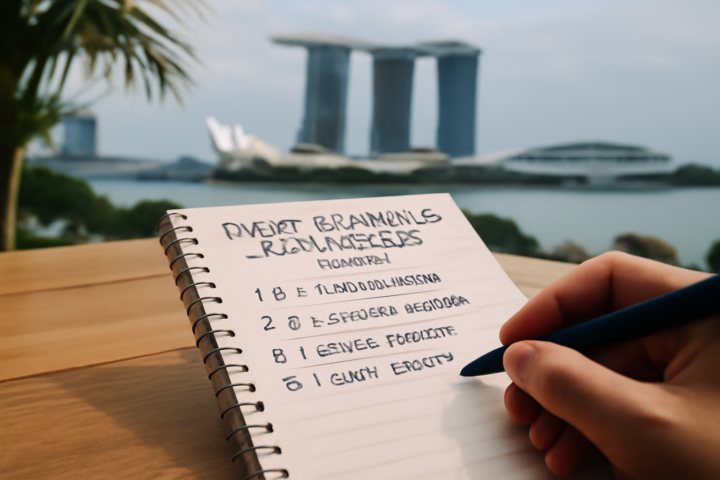 The Complete Event Planning Checklist (Singapore)