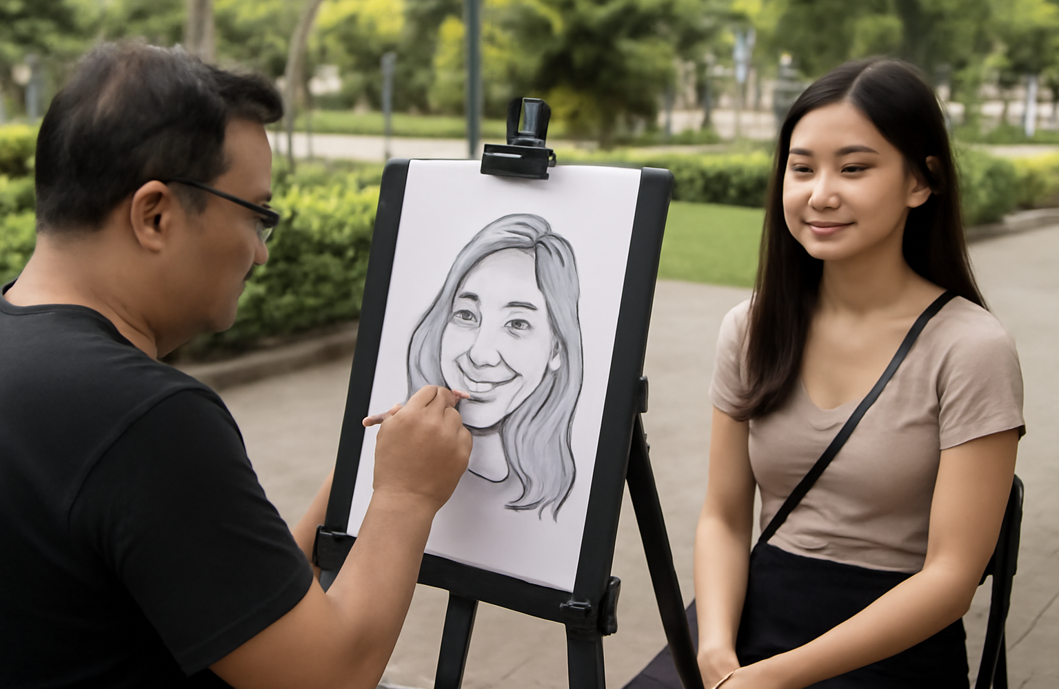 Live Caricature vs Photo Booth: Which Entertains More?