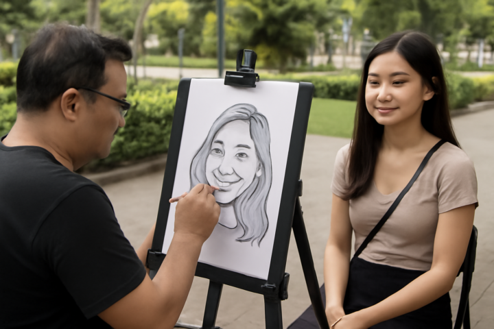 Live Caricature vs Photo Booth: Which Entertains More?